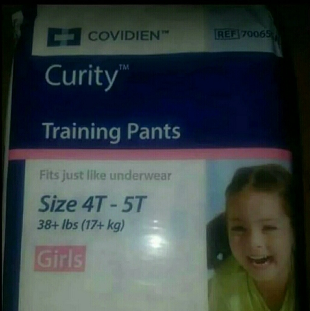 Curity 4t/5t Girls Training Pants 2 PKS 19 CT Each